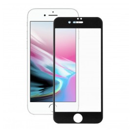 Cristal Templado Completo Negro para iPhone SE