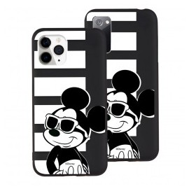 Funda Ultrasuave negra Oficial Disney - Mickey sunglasses