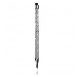 Bolígrafo Touch Pen Brillantina Plata